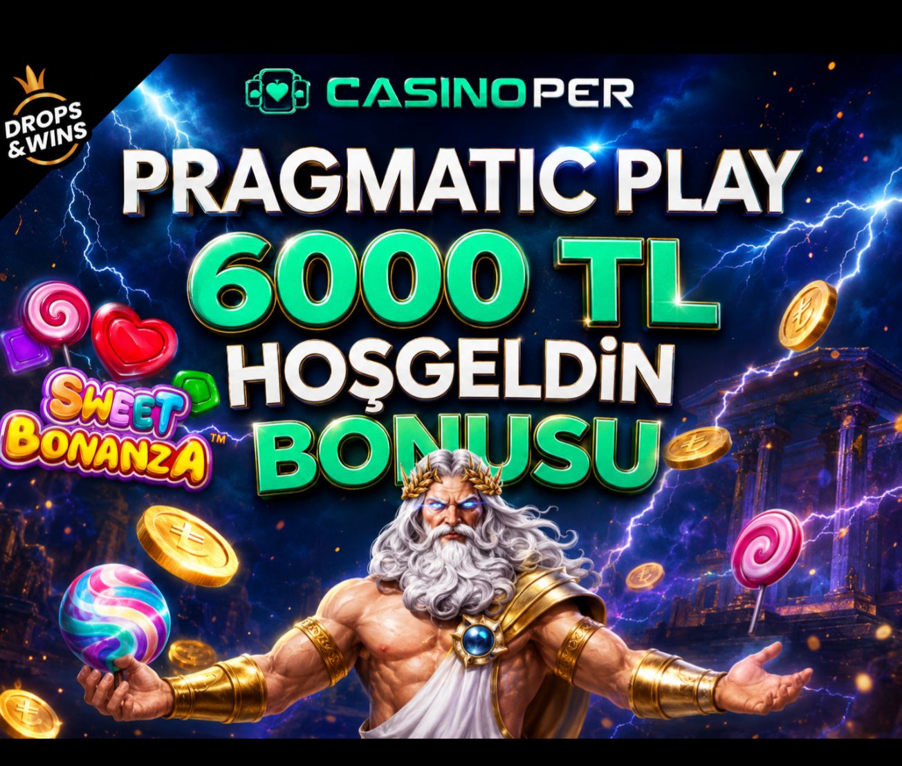 Casinoper 6000 TL Hoşgeldin Bonusu